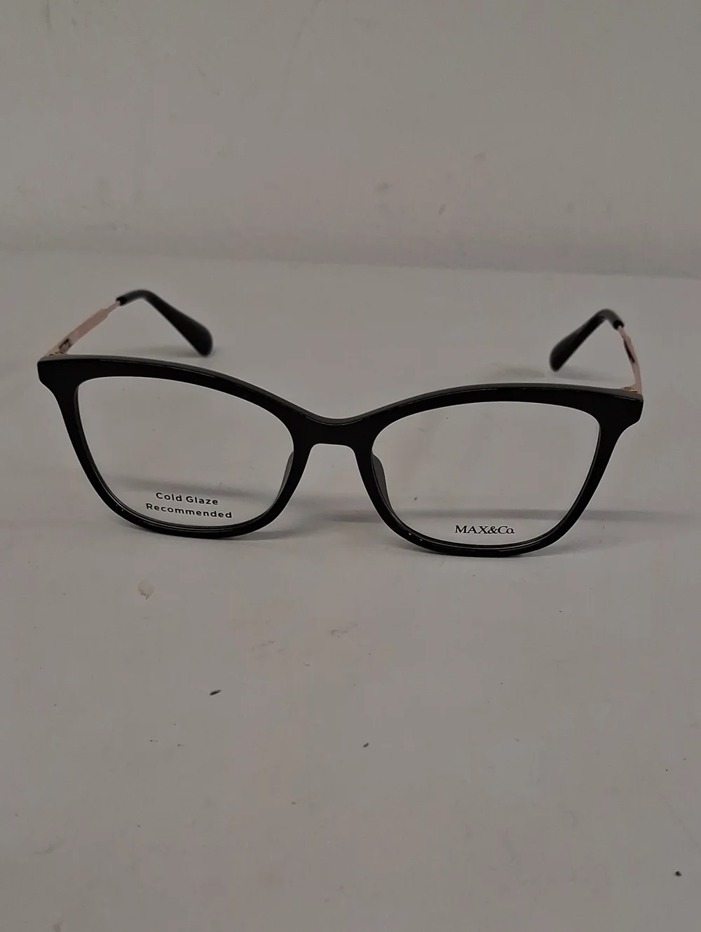 NWOT Womens Rxable Max & Co. MO5051 001 Black Eyeglass Frames